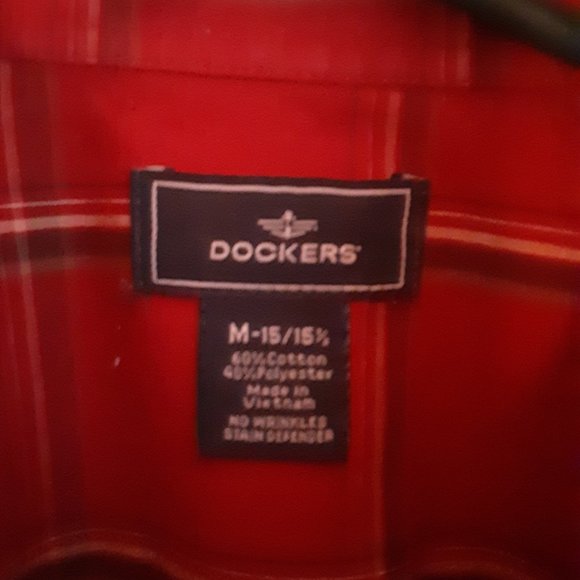 Mens Dockers Burgandy Red Size Medium - Picture 2 of 4